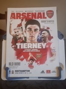 Official match programme.Arsenal v Southampton 23.11.2019
