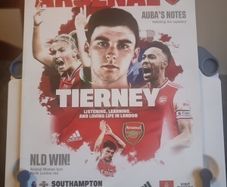 Official match programme.Arsenal v Southampton 23.11.2019