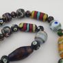 Antique MultiColor Venetian Style Mix Glass Beads Necklace Image 3