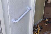 Grab rails. (Plastic and steel)