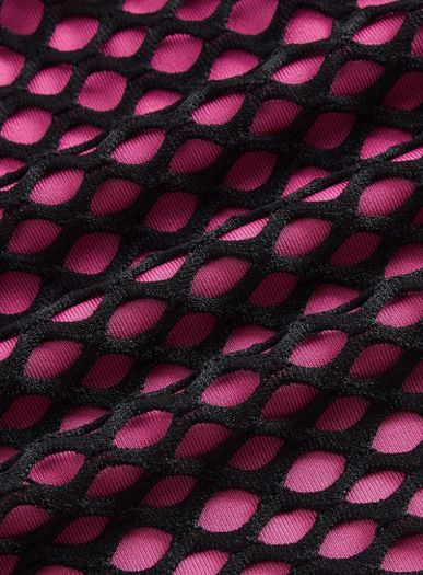 New fishnet Crop Tee