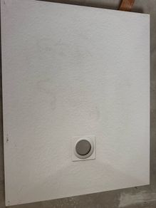 Slate shower tray