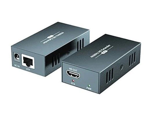 4K 60Hz HD Extenders - 2 pack with Power leads
