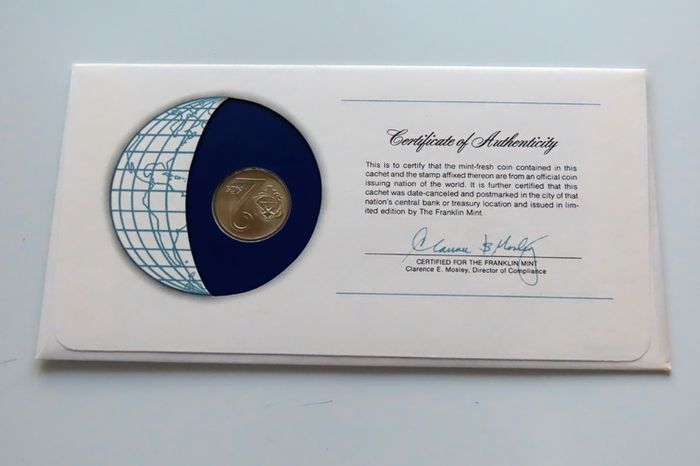 Czechoslovakia 1974 Vintage Coin Stamp cover BUNC