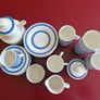 Vintage Blue & White Carrigaline Pottery Set Image 6