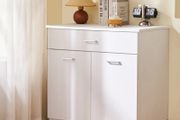 White Shaker Base Cabinet with Drawer Soft Close Doors and Adjustable Shelf