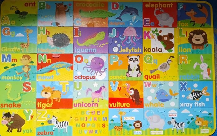 Giant ABCD Floor Puzzle