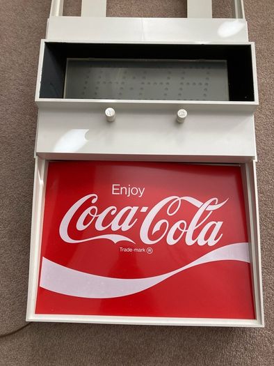 Coca Cola year 1977 Everbrite Clock NOS Rare