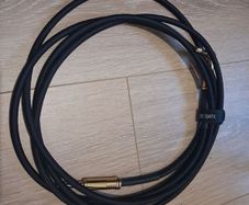 Ernie Ball 3m Gold Plated Braided Instrument Cable