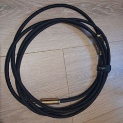 Ernie Ball 3m Gold Plated Braided Instrument Cable
