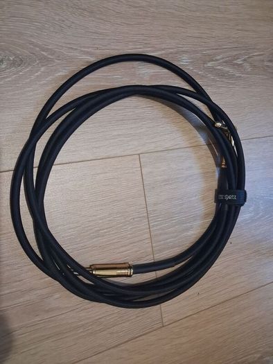 Ernie Ball 3m Gold Plated Braided Instrument Cable