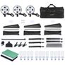 44140 Softbox Set Boom Arm 4 Head 540W 3 Backdrops Kit Image 4