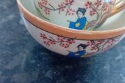 Japan Hand Painted Klimax Sugar Bowl And Creamer
