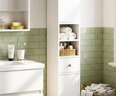 Slim Bathroom Cabinet for 20cm Width Small Spaces
