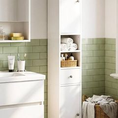 Slim Bathroom Cabinet for 20cm Width Small Spaces