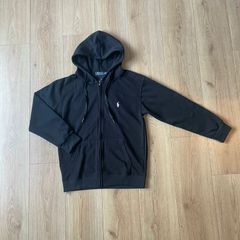 Ralph Lauren Men's Black and Navy Hoodie