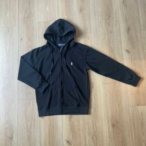 Ralph Lauren Men's Black and Navy Hoodie