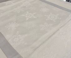 Laura Ashley Snowflake Beige Table Runner