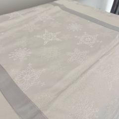 Laura Ashley Snowflake Beige Table Runner