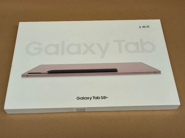 12.4" Brand New Samsung Galaxy Tab S8+ Plus SM-X800 - 256GB - WiFi - Pink Gold + S Pen