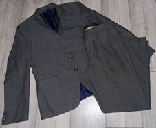 x3 Bundle - Benetti Luxury 2 Piece Suit & Primark Slacks - Size - 40" Chest & 32" Waist