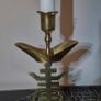 vintage Chinese brass  candle holders Image 3