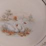 Vintage Arklow Pottery Cake Display Plate in the Popular Swan Lake Pattern Image 2