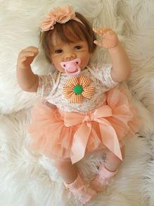 Reborns By Laura.  Introducing Peaches Stunning 20inch Heavy, Weighted Reborn Doll.  Welcome To View