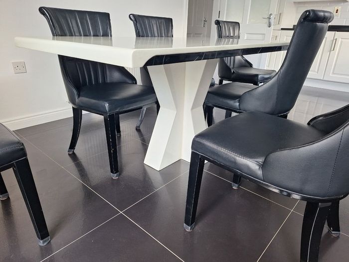 Marble dining table