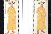1980 Ireland Europa (Personalities) 12p George Bernard Shaw Commemorative Stamp Gutter Mint Never Hinged (MNH)