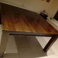 Square kitchen table