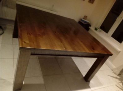 Square kitchen table