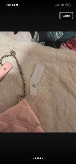 pink guess bag