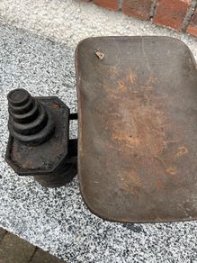 antique weight scale