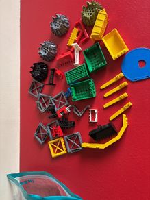 lego parts rocket dumpster jcb gates
