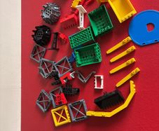 lego parts rocket dumpster jcb gates