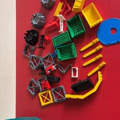 lego parts rocket dumpster jcb gates