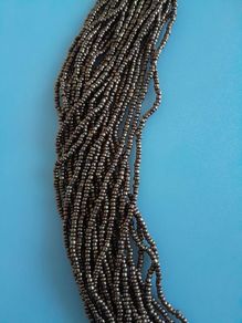 Brown -  Necklace -  Glass Seed Beads