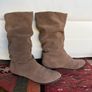 DUNE - brown suede mid-calf boots size 39 Image 3