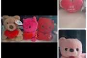 Love teddies or valentine  teddys never used