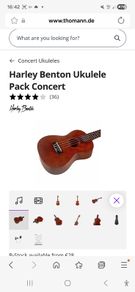 ukulele like new incl case