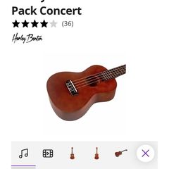 ukulele like new incl case