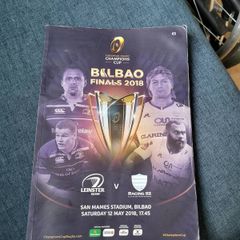 2018 Champions Cup Final Programme