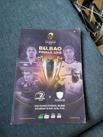2018 Champions Cup Final Programme
