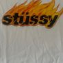 Stussy flame t-shirt cotton BNWT Image 3