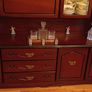 Mahogany Display Unit with Drinks Cabinet Image 6