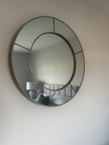 Large round decorative mirror - excellent condition