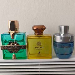 French Avenue Aromatix Sunkissed, Afnan Rare Reef, MA Jubilant Vitality