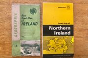 2 x Vintage Maps of Ireland