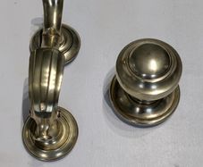 Vintage Brass Door Knocker Door Knob Set  Period Hardware